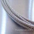Corde métallique en acier inoxydable pour machine / marine / pêche